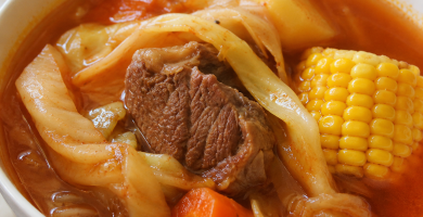 Caldo de Res Mexicano