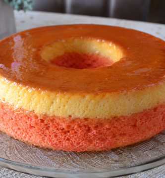Pastel Imposible de Fresa