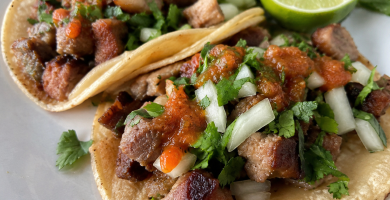 Carnitas estilo Jalisco en Taco