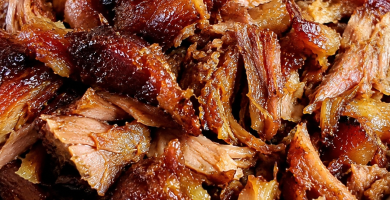 Carnitas estilo Michoacán con Coca Cola