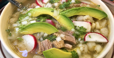 Pozole Blanco estilo Guerrero