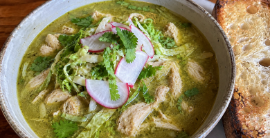 Pozole Verde de Pollo