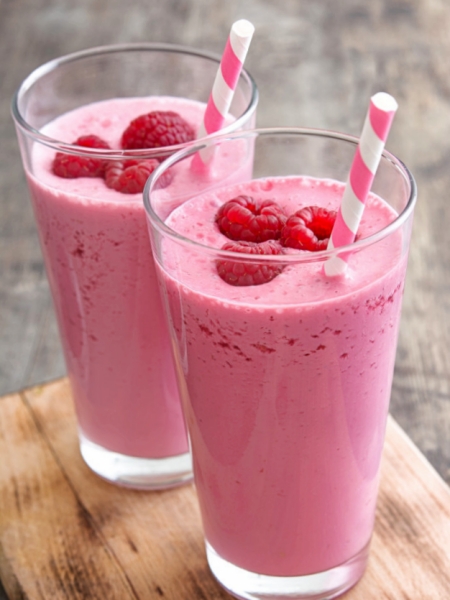 Batido de Frambuesa y Leche Batido de Frambuesa y Leche