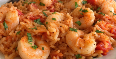 Arroz con Camarones Ecuatoriano