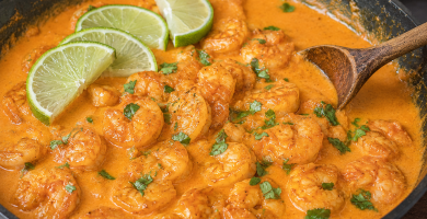 Camarones a la Crema