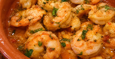 Camarones al Ajillo