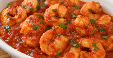 Camarones en Salsa de Tomate