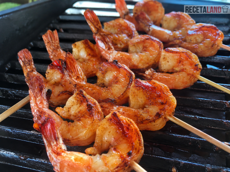 Como hacer Brochetas de Camarón