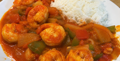Enchilado de Camarones Cubano