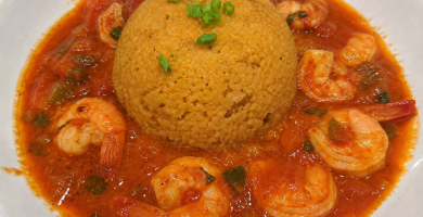 Mofongo con Camarones