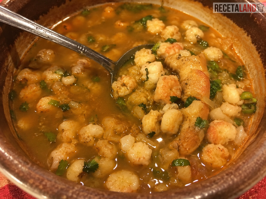 Pozole de Camarón casero