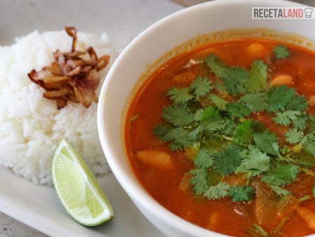 Receta de Sopa de camarones