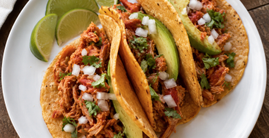 Tacos de Tinga Caseros