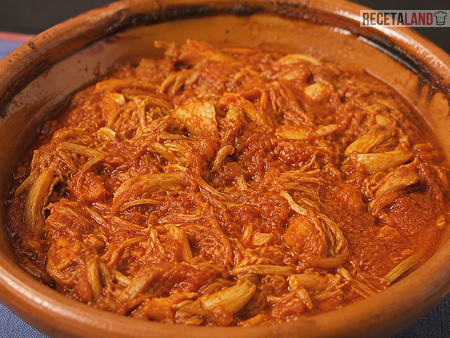 Tinga de cerdo casera