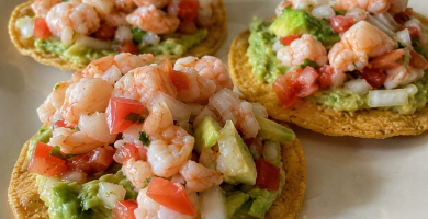 Tostadas de Camarón
