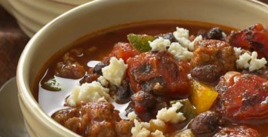Frijoles con Chorizo