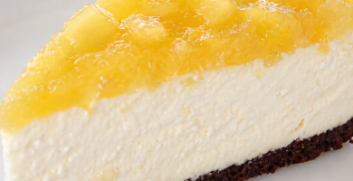 Pay de queso con piña sin horno Recetaland