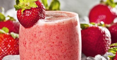 Batido de frutilla