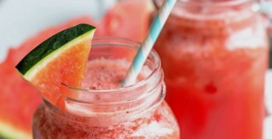 licuado y batido de sandia