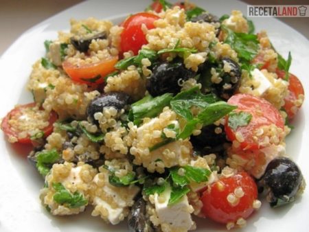 Ensalada De Quinoa Y Espinacas 🥗 ¡Receta Fácil! | Recetaland