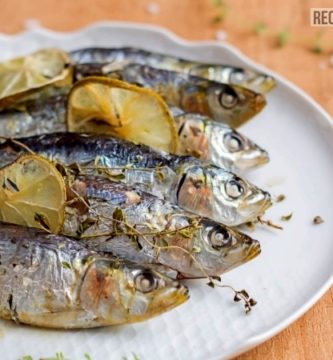sardinas al horno con limón
