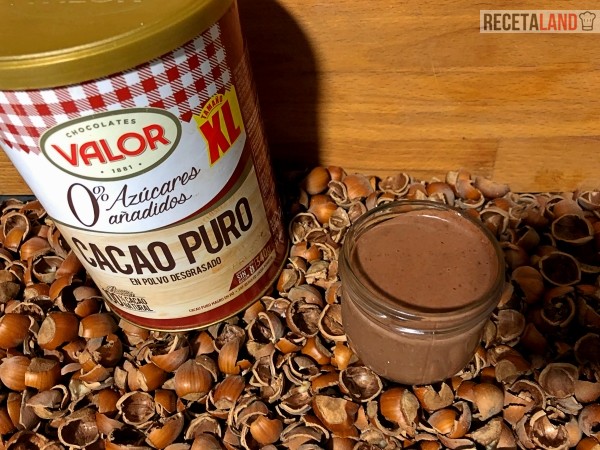 crema de avellana y cacao casera