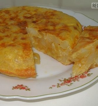 ingredientes tortilla de patatas en microondas light