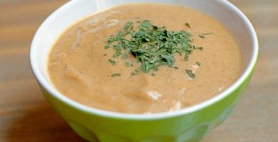 crema de verduras light