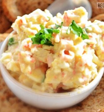 Ensalada de Surimi con Mayonesa y Crema