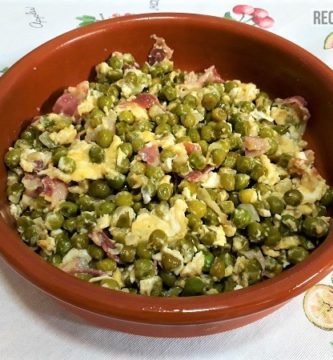 Guisantes con jamón