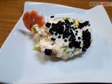 Plato de Ensalada de Merluza