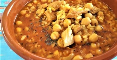 Callos con garbanzos