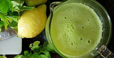 agua de apio y limon