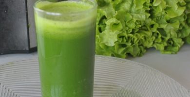 agua de lechuga (jugo)