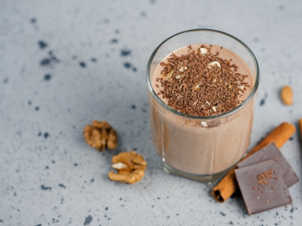 Batido de Chocolate, Canela y Nueces Batido de Chocolate, Canela y Nueces