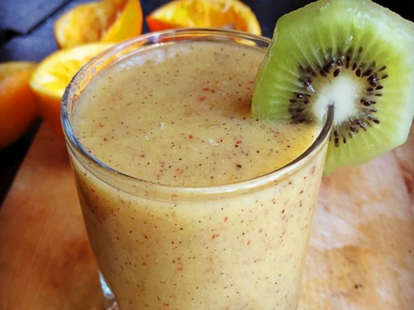 Batido de Kiwi y Naranja Batido de Kiwi y Naranja