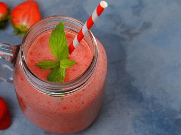 Smoothie de Fresa y Naranja