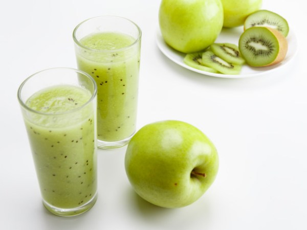 smoothie de manzana y kiwi smoothie de manzana y kiwi