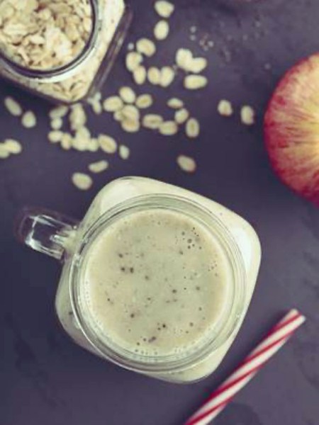 Agua de manzana y avena Agua de manzana y avena