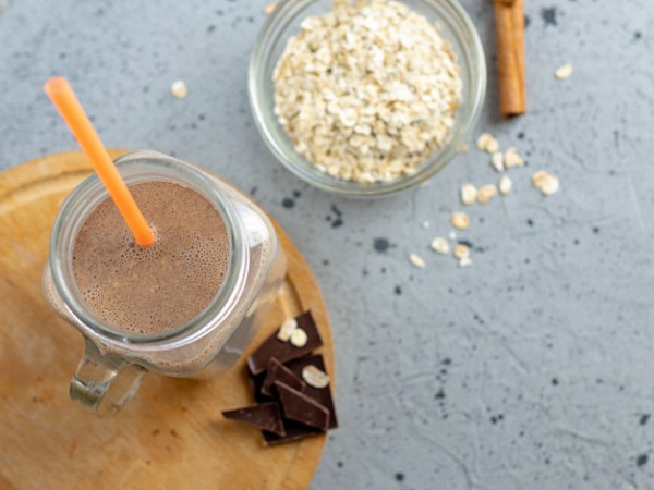 Batido de Avena y Chocolate o Cacao, Delicioso e ideal desayunos Batido de Avena y Chocolate o Cacao, Delicioso e ideal desayunos