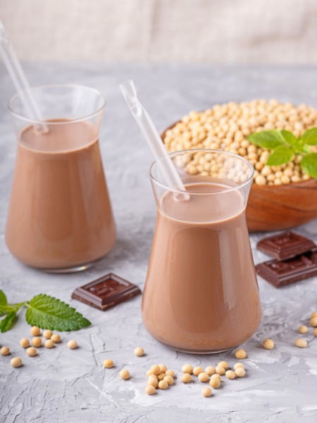 Batido de Chocolate con Leche de Soja casero Batido de Chocolate con Leche de Soja casero