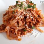 Fetuccini a la Boloñesa