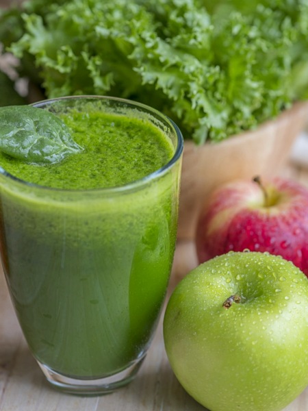 Jugo verde de Manzana y Kale Jugo verde de Manzana y Kale