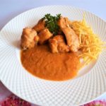 Pollo en salsa de Almendras