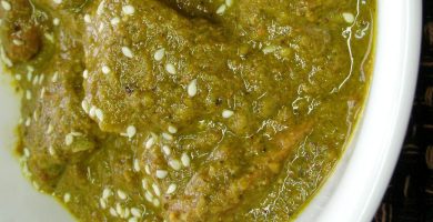 Mole Verde receta Fácil