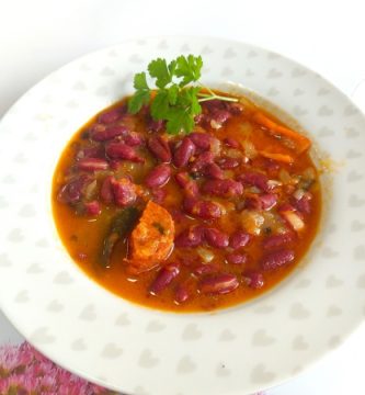 Alubias con chorizo