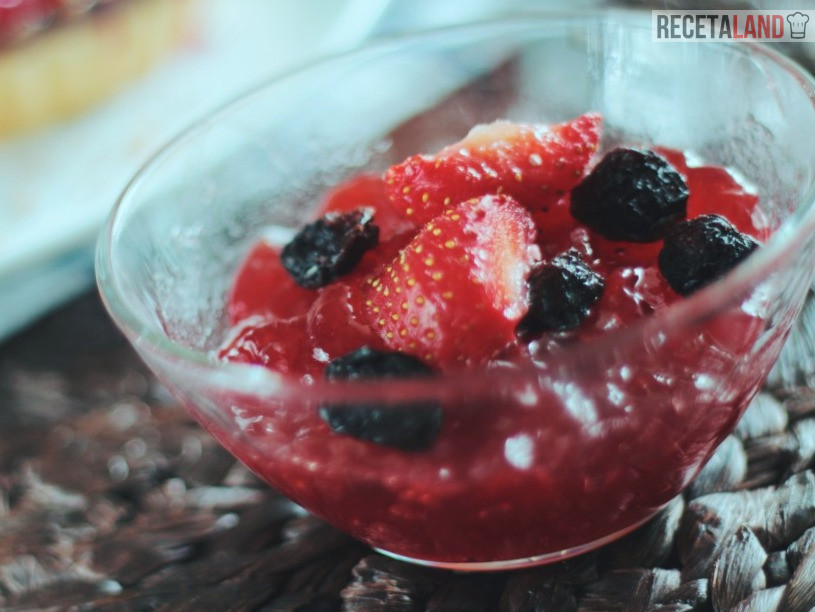 Mermelada de Frutos Rojos Casera