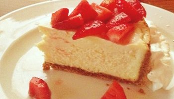 Pay de Queso con Fresas