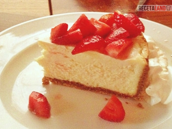 Pay de Queso con Fresas