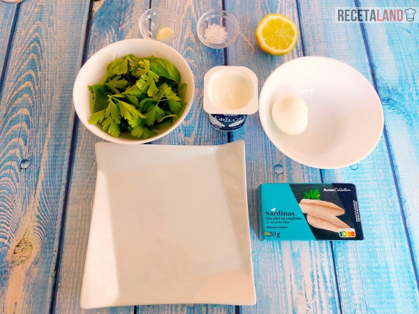 Ingredientes verde Salsa Proteica